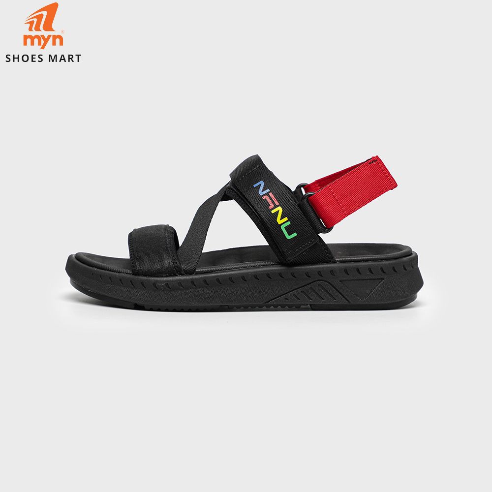 Giày sandal Nanu 09 Color Block + Tặng kèm 3 dây quai màu + Hộp Kawaii