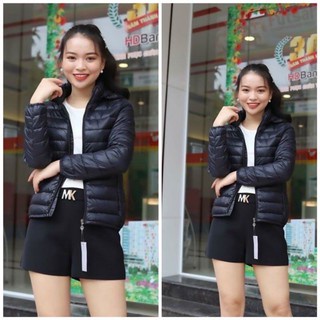 ao phao siêu nhẹ ,kháng nước, cực ấm, cực đẹp, mũ áo có thể tháo rời