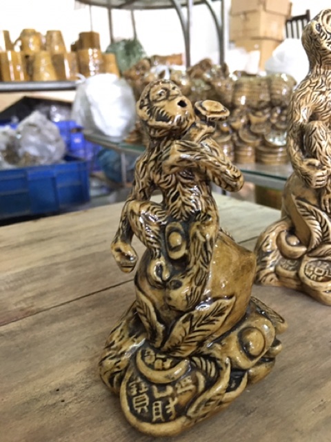 Khỉ_ Gốm Sứ Bát Tràng