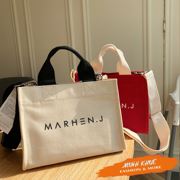 Túi xách tay thời trang in Marhen J phong cách Hàn Quốc