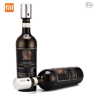 TOP Xiaomi Mijia Circle Joy Smart Wine Stopper Bottle Sealer Stainless Steel Vacuum Memory Wine Stopper Stopper Wine Cor
