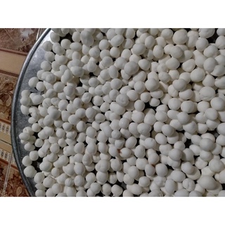 Trân châu bột lọc Huế là loại bột lọc tươi đã được vo viên tròn nhỏ dùng nấu chè trà sữa tùy ý thích gói 500gr