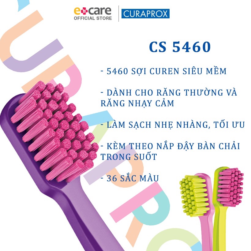 Bàn chải răng Curaprox CS 5460 Ultra Soft siêu mềm