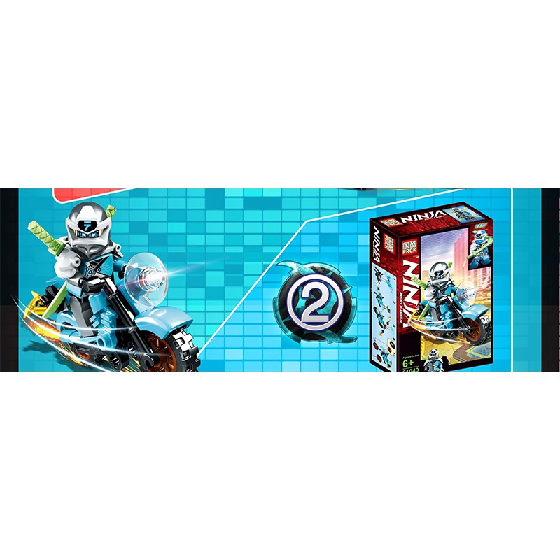 Đồ chơi lắp ráp Lego Ninjago Season phần 12 Xếp Mô Hình Minifigures Ninja Kai Lloyd Nya Jay Cole Unagami PRCK 61040 lẻ