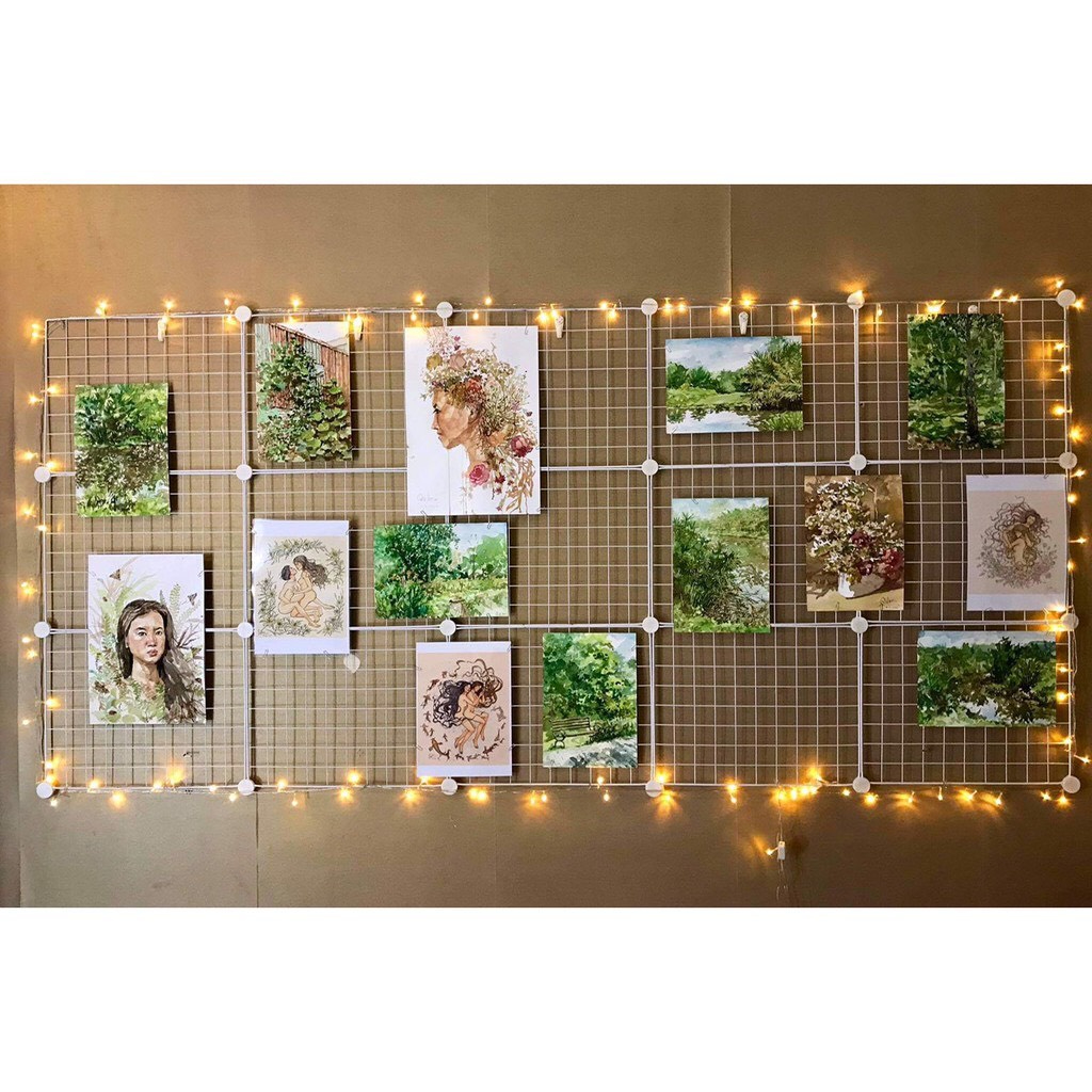 (Chọn Màu+ Size)1 Khung Hình Lưới Sắt Nghệ Thuật Trang Trí Decor Nhà Phòng Ngủ Rẻ Siêu Xinh Picture Frame