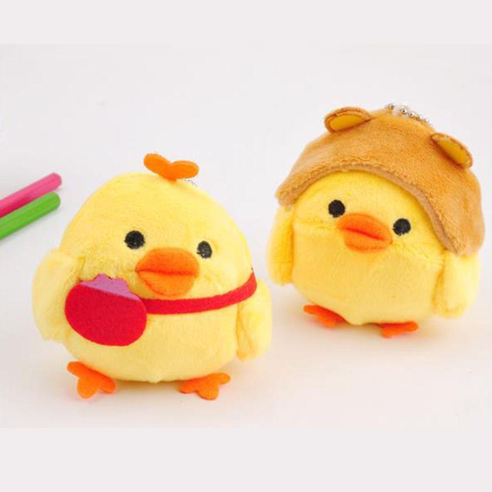 Móc Khóa Gà Nhồi Bông Mini 7cm Mềm Mại Đáng Yêu