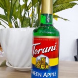 Siro Torani táo  chai 750ML. Hàng công ty có sẵn giao hàng ngay.