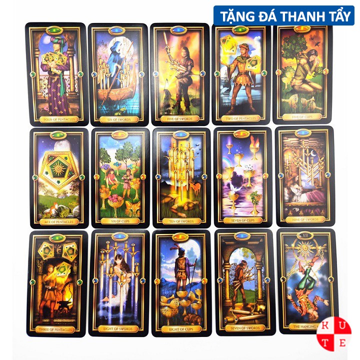 Bộ Bài Tarot Guidance Of Fate Easy Tarot 78 Lá Bài Tặng File Tiếng Anh Và Đá Thanh Tẩy