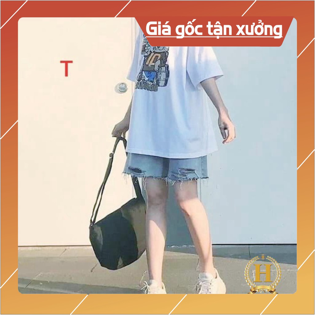 Quần jean lửng rách 3 vệt DTR0420