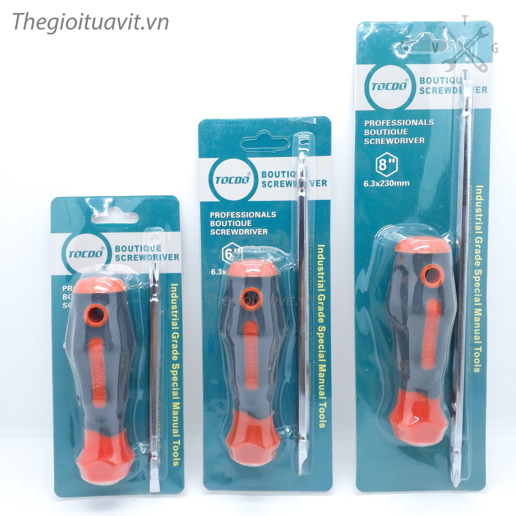 Tua vít 2 đầu từ TOCDO 6.3x130mm 6.3x180mm 6.3x230mm