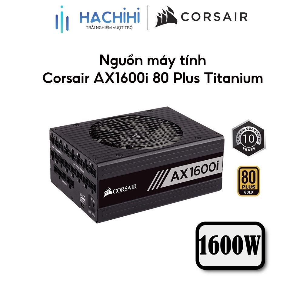 Nguồn máy tính Corsair AX1600i 80 Plus Titanium CP-9020087-NA