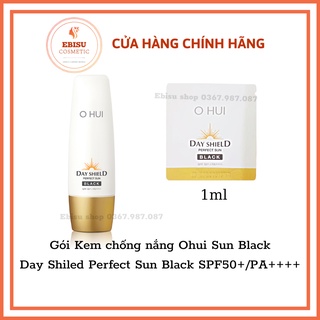 Gói Kem chống nắng Ohui Sun Black_OHUI Day Shiled Perfect Sun Black SPF50+/PA++++-EBISU COSMETICS