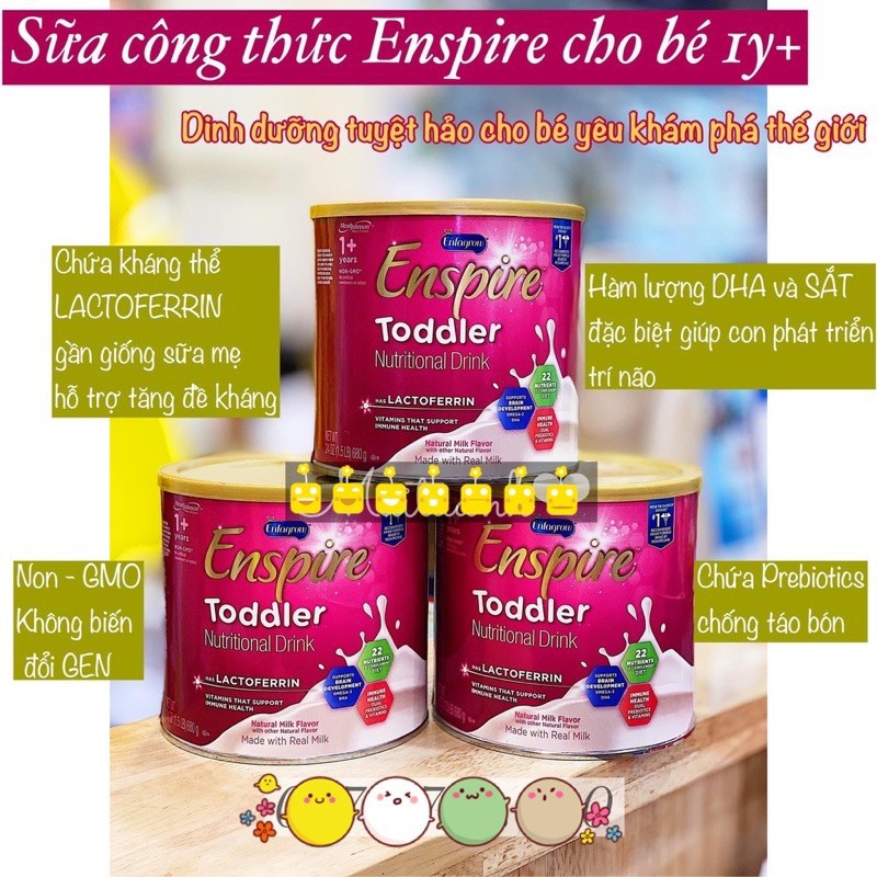 SỮA ENSPIRE TODDLER 680g CHO BÉ TRÊN 1 TUỔI