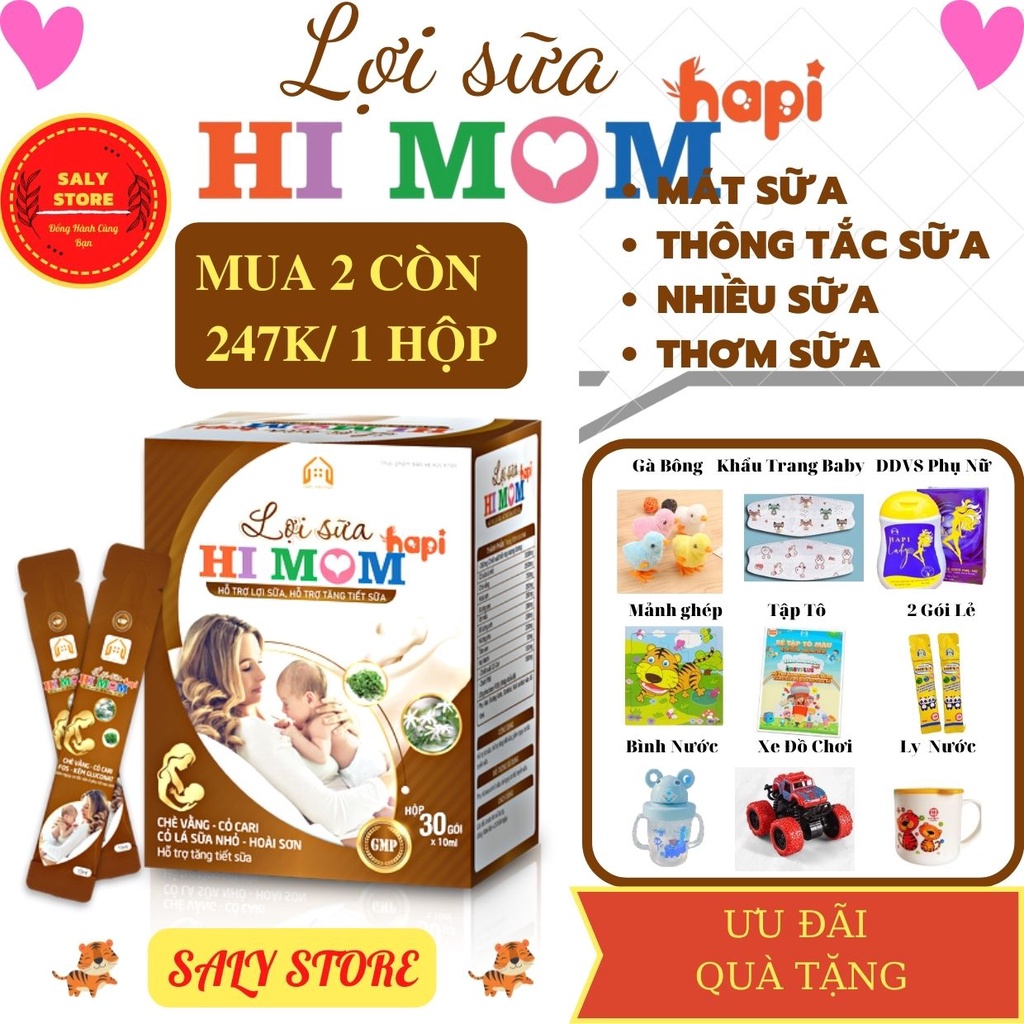 HI MOM Lợi Sữa HaPi -Giúp Gọi Sữa Về,Mát Sữa ,Thông Tắc Tuyến Sữa