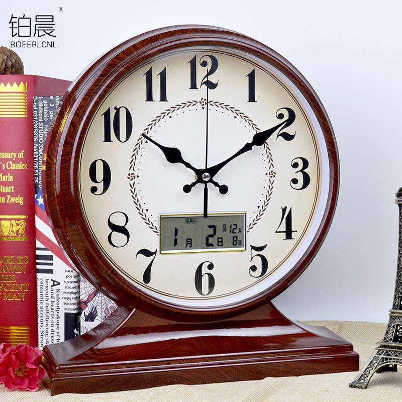 Châu Âu Ghế Retro Zhong Tianyuan Phòng khách Đồng hồ Thời trang Sáng tạo Bàn Giường Đồng hồ Phòng ngủ Mute Taimei Shi Yi