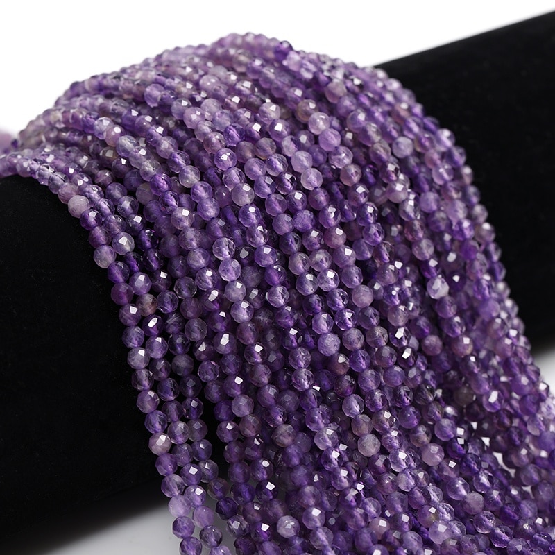 Hạt Đá Quý Tự Nhiên 3mm Dùng Để Làm Trang Sức