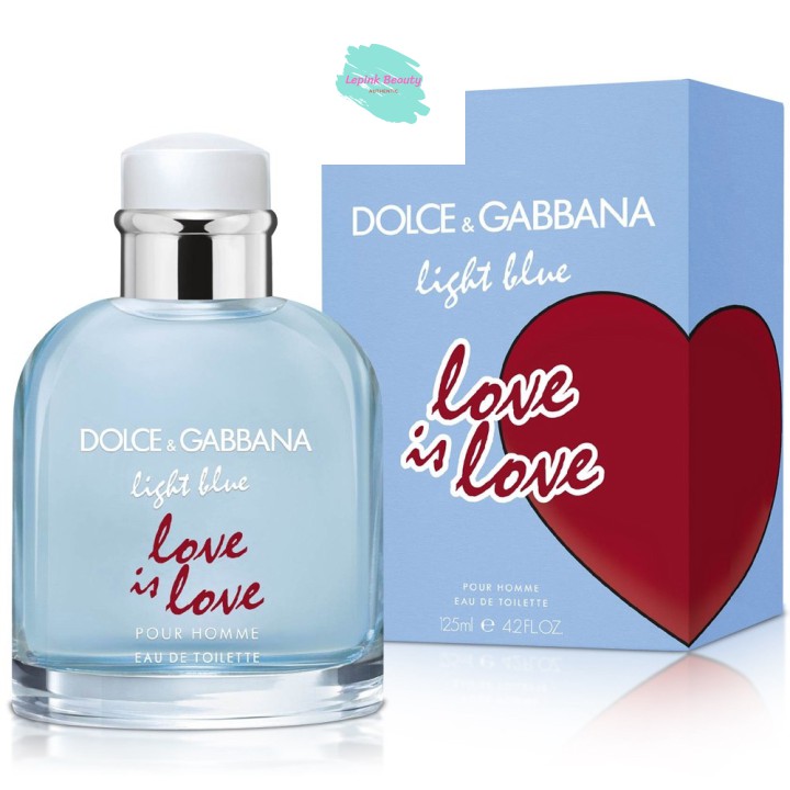 [Mã giảm giá mỹ phẩm chính hãng] ( Mẫu thử ) Nước Hoa D&G Light Blue Love Is Love Pour Homme 10ml