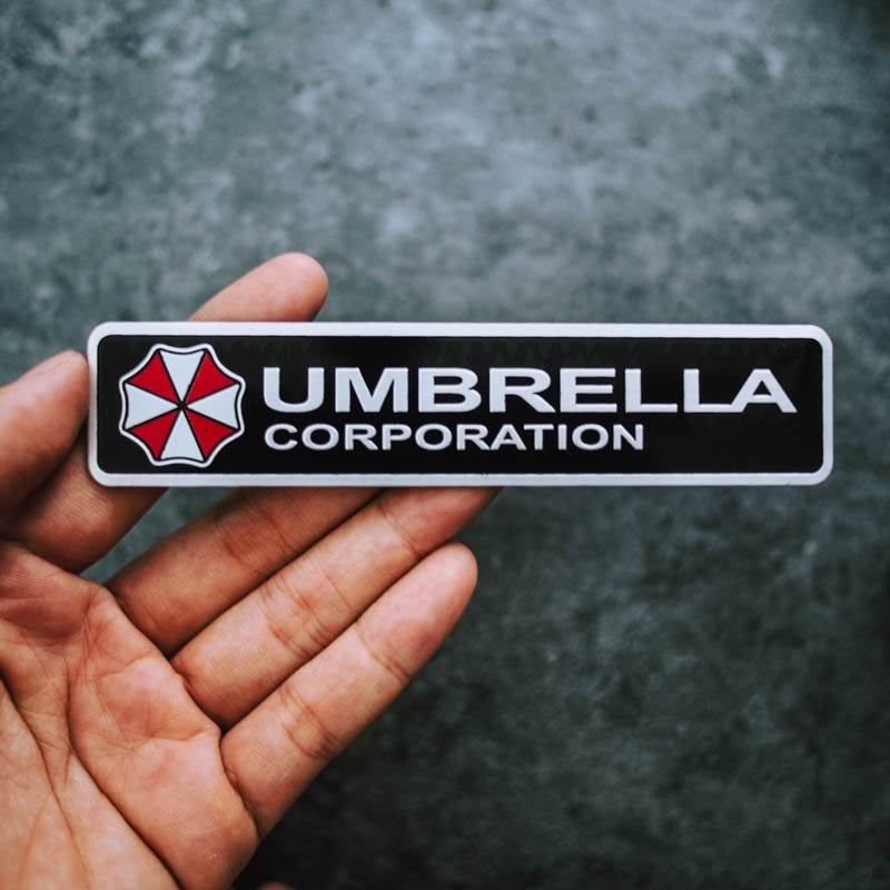 Sticker metal hình dán kim loại Sticker Factory - Chủ đề Umbrella Chữ Nhật Dài