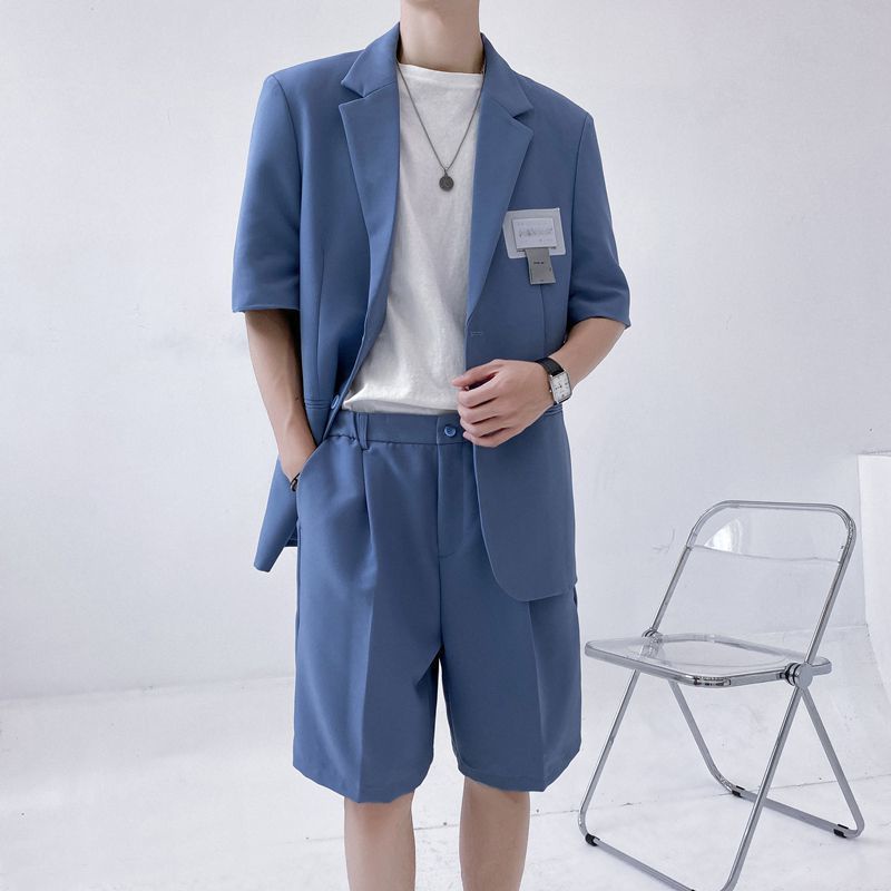 Bộ Đồ Vest Dáng Rộng Vải Mỏng Thời Trang Mùa Hè Cho Nam 2 Kiểu Cỡ M-2Xl