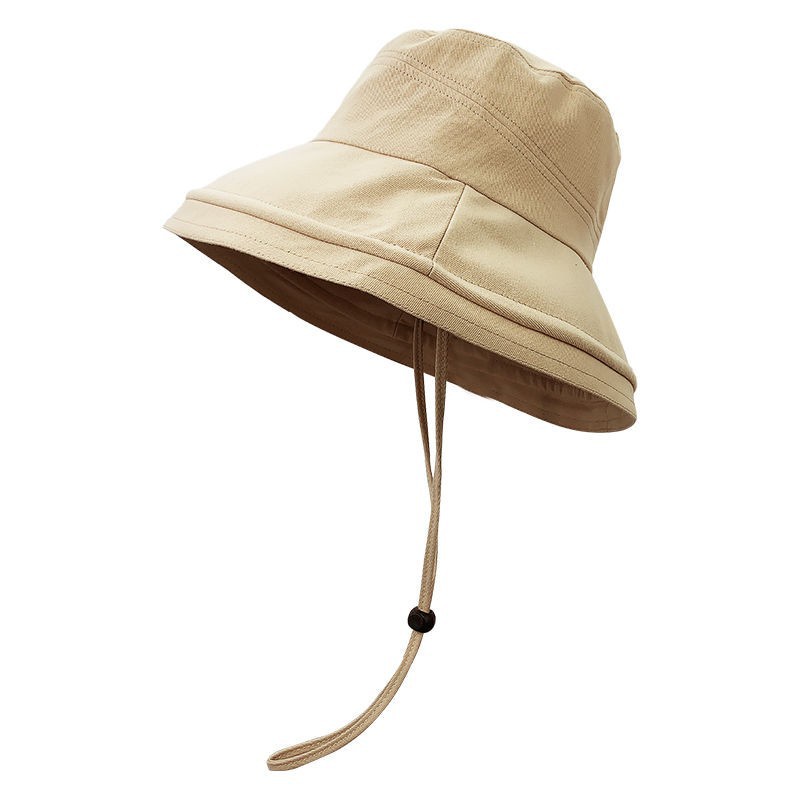 Nón Tai Bèo Che Nắng Chống Tia Cực Tím Cỡ Lớn Có Vành Rộng Che Mặt Thời Trang Xuân Thu Cho Nữ