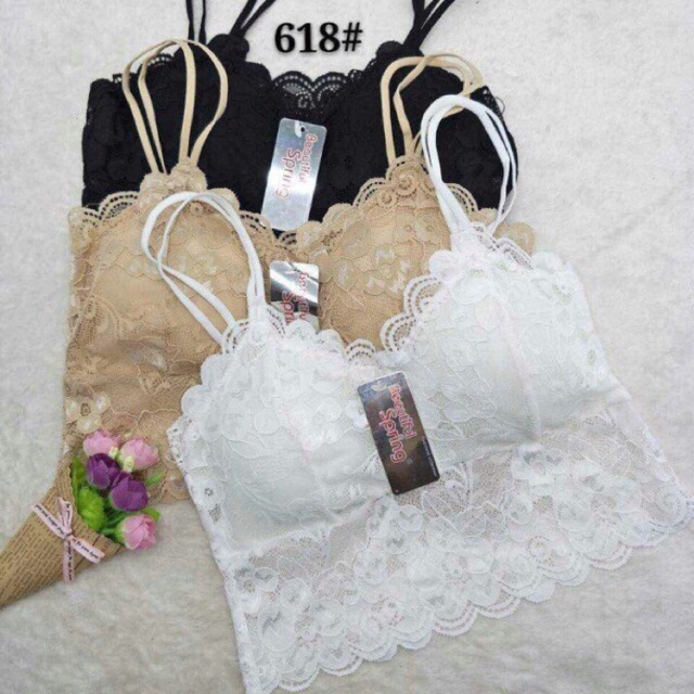 (Ảnh thật) Áo Bra ren chất đẹp