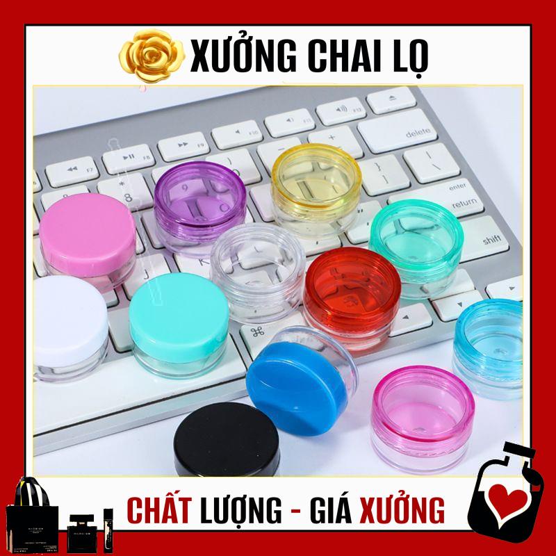 Hủ Đựng Kem ❤ TOP GIÁ RẺ ❤ Hũ nhựa tròn 3g,5g,10g,20g,30g,50g,100g chiết kem , chai lọ chiết mỹ phẩm ,Xưởng Chai Lọ