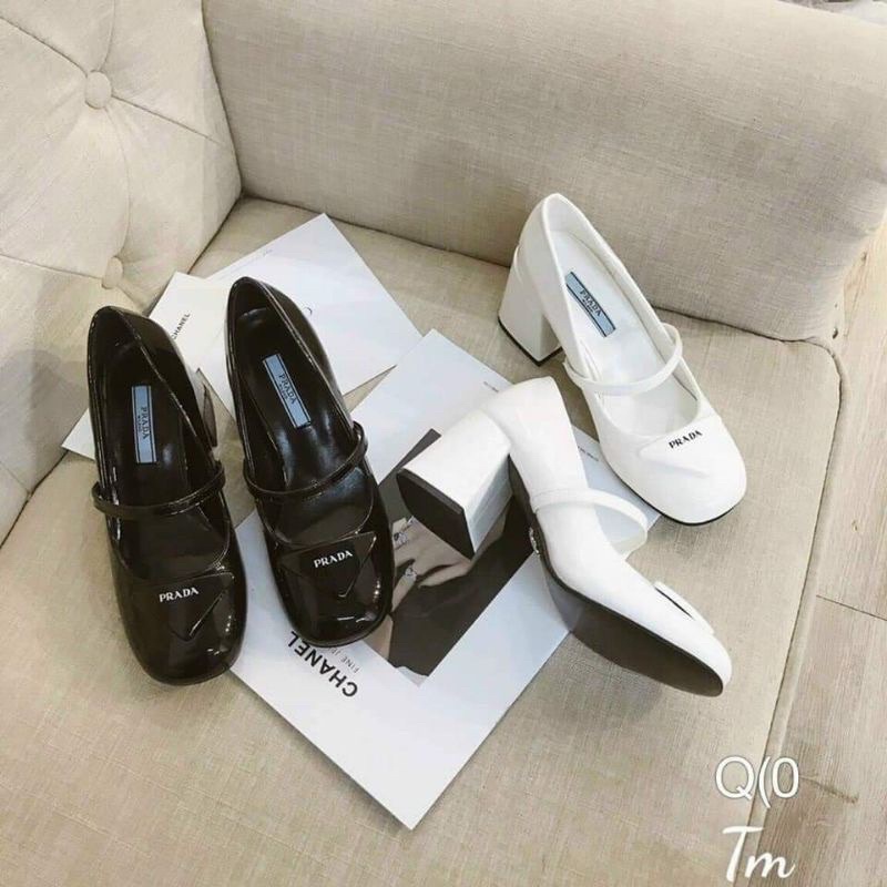 Giày cao gót đế vuông cao 6 phân,Giày công sở HOT LẮM prabit01