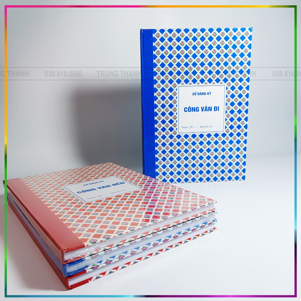 Sổ Công văn đến, Sổ Công văn đi, loại dầy, 200 Trang
