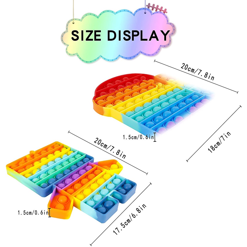Đồ Chơi Bóp Giảm Căng Thẳng Bằng Silicone