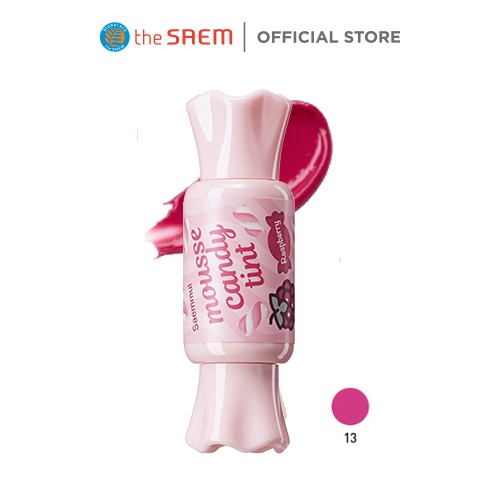 Son Tint Viên Kẹo the SAEM Saemmul Mousse Candy Tint 13 Raspberry Mousse (8g)