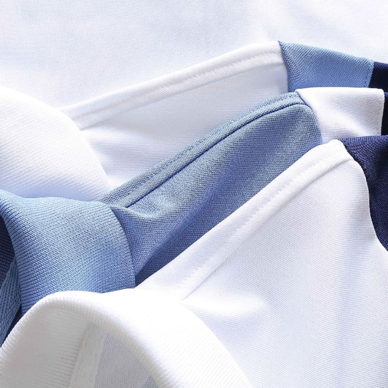 Áo POLO Nam UNIPION phối tay cao cấp vải cá sấu chống nhăn cực sang trọng