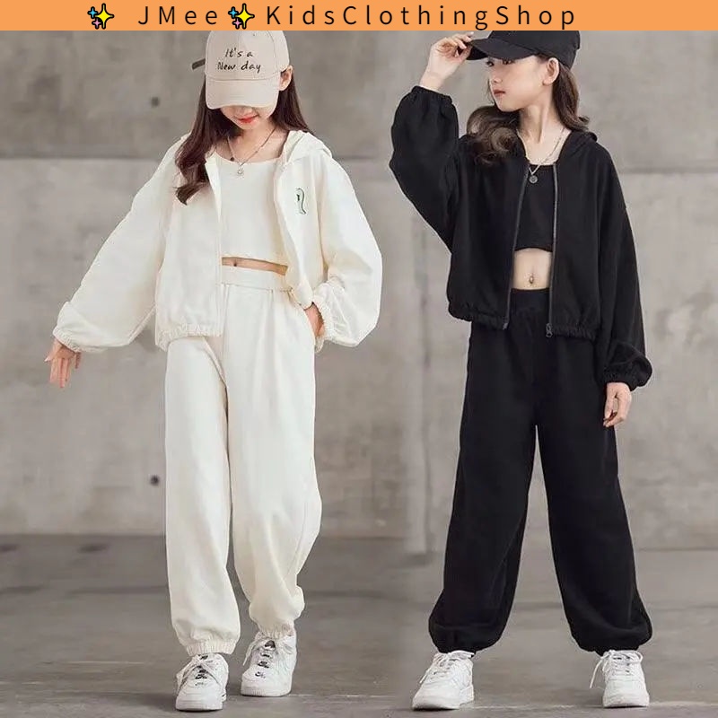 2022 Thời trang mùa thu mới của Hàn Quốc Bộ đồ thể thao nữ hai mảnh rời mới