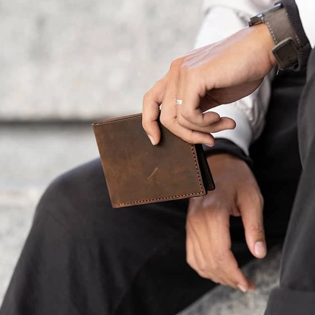 [Mã WABRWB24 giảm 30K đơn 99K] BÓP NGẮN GẬP DA SÁP Ví VINTAGE Da Sáp Nhập Khẩu Cao Cấp Chống Thấm Nước Unisex Nam Nữ | BigBuy360 - bigbuy360.vn