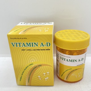 Vitamin a-d lọ 100 viên