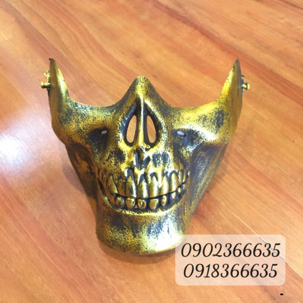 Mặt Nạ Xương Sọ Dưới Hóa Trang Halloween