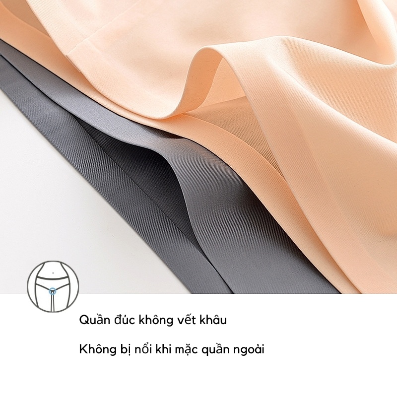 Hộp 3 quần lót nữ Miiow kháng mùi kháng khuẩn thun lạnh siêu mỏng boxer chun đúc