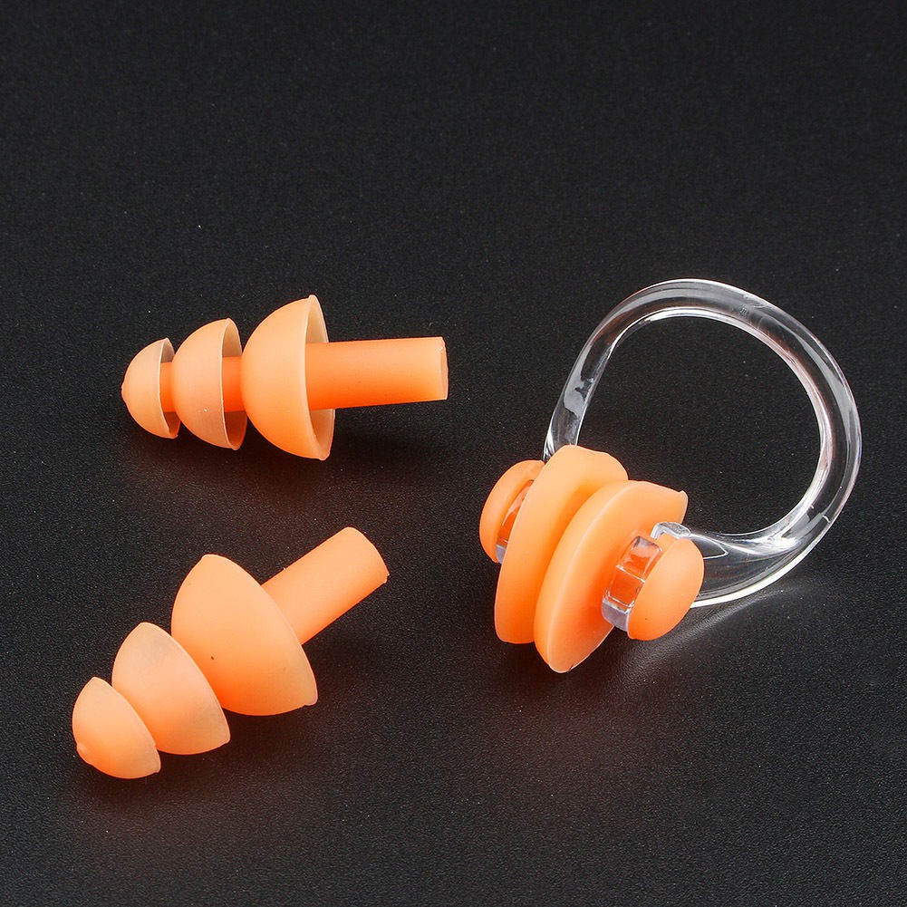 Bộ Kẹp Mũi Và Bịt Tai Đi Bơi Màu Sắc Kẹo Ngọt | BigBuy360 - bigbuy360.vn