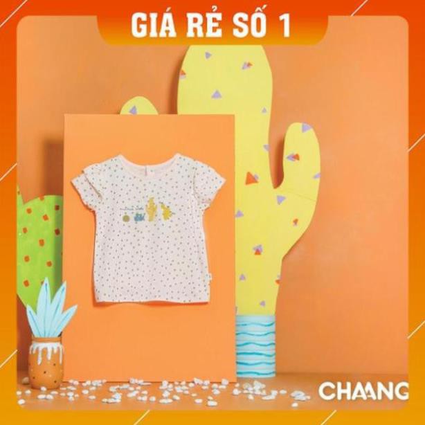 [Mã SR14MAY5 giảm 20K đơn 50K] Hàng chính hãng Áo phông chấm bi Bé gái Chaang/ size 6-36m