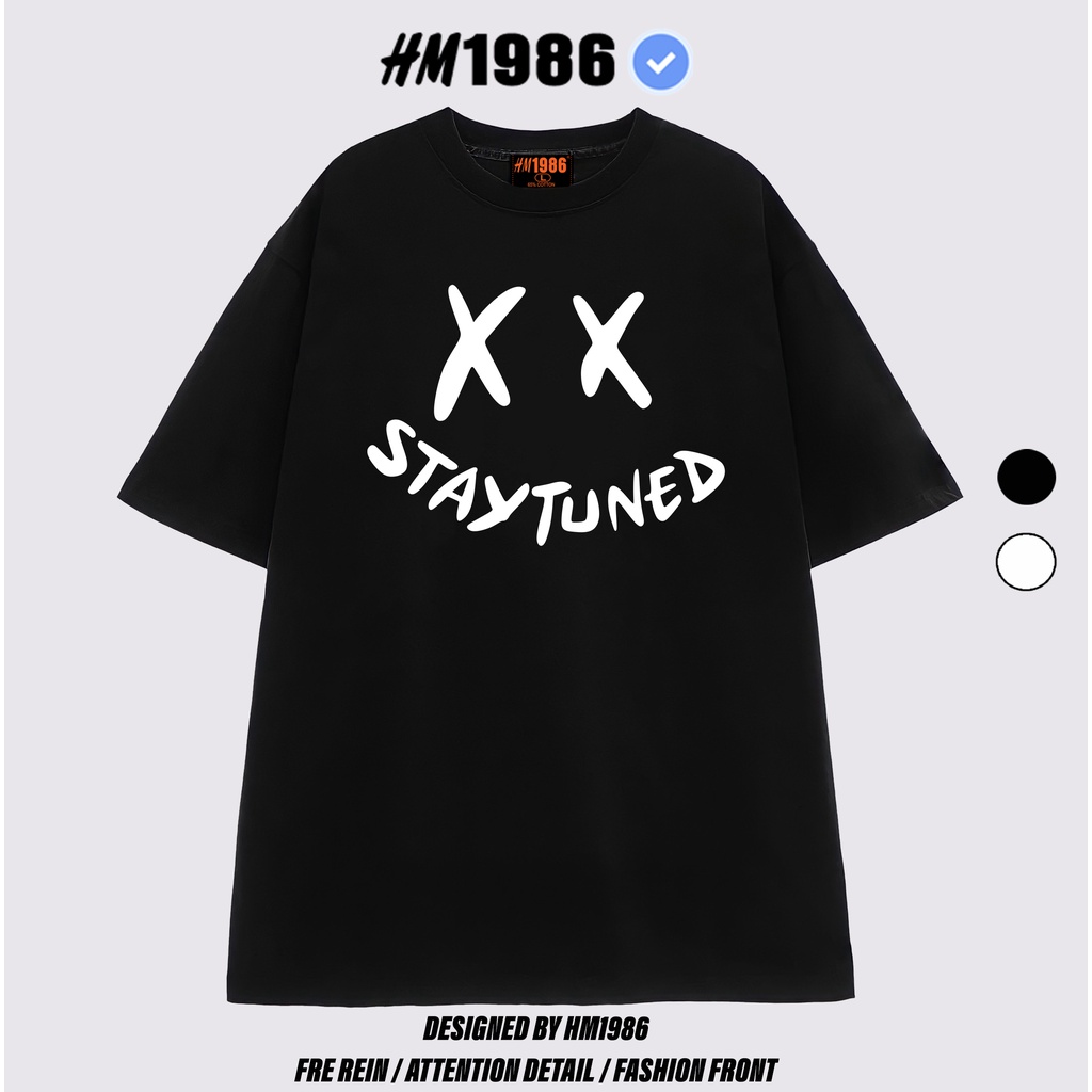 Áo thun tay lỡ form rộng unisex HM1986 3161