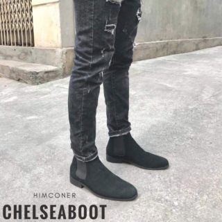 Giày chelsea boots da lộn