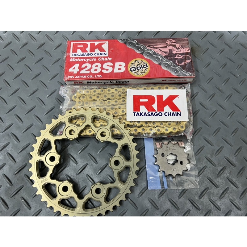 Nhông sên dĩa RK dĩa nhôm 7075 Raider, Ex150, Sonic, Winner