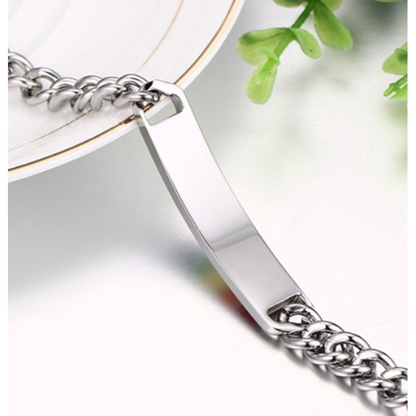 Vòng đeo tay bằng thép không gỉ trang trí màu cầu vồng xinh xắn