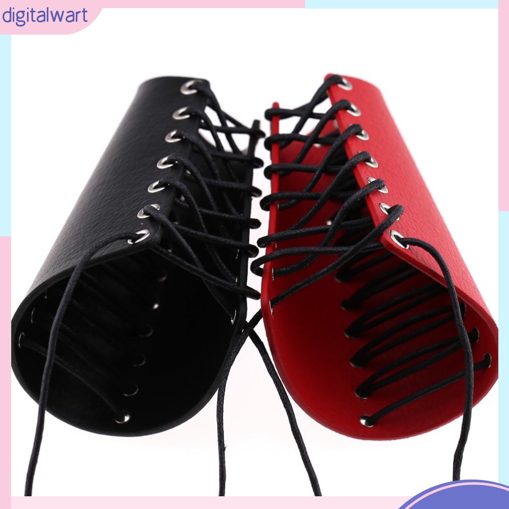 Đai đeo cánh tay bằng da phối dây buộc cá tính cho nam và nữ