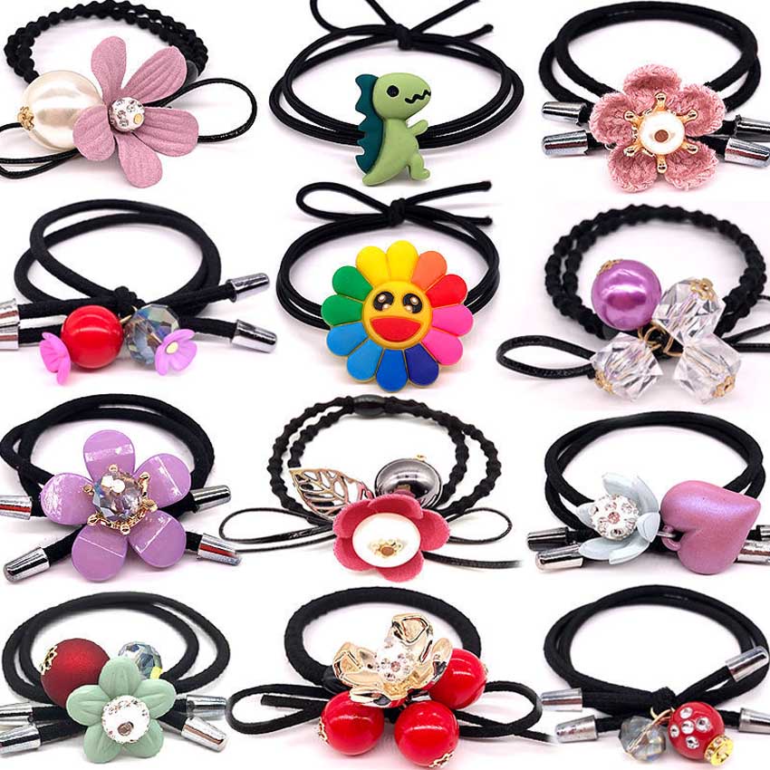 Dây buộc tóc nữ mẫu đẹp - Set 10 dây cột tóc dễ thương, bền đẹp - NASI Store