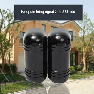 HÀNG RÀO HỒNG NGOẠI BÁO ĐỘNG 2 TIA 100M PHÁT SÓNG ABT100