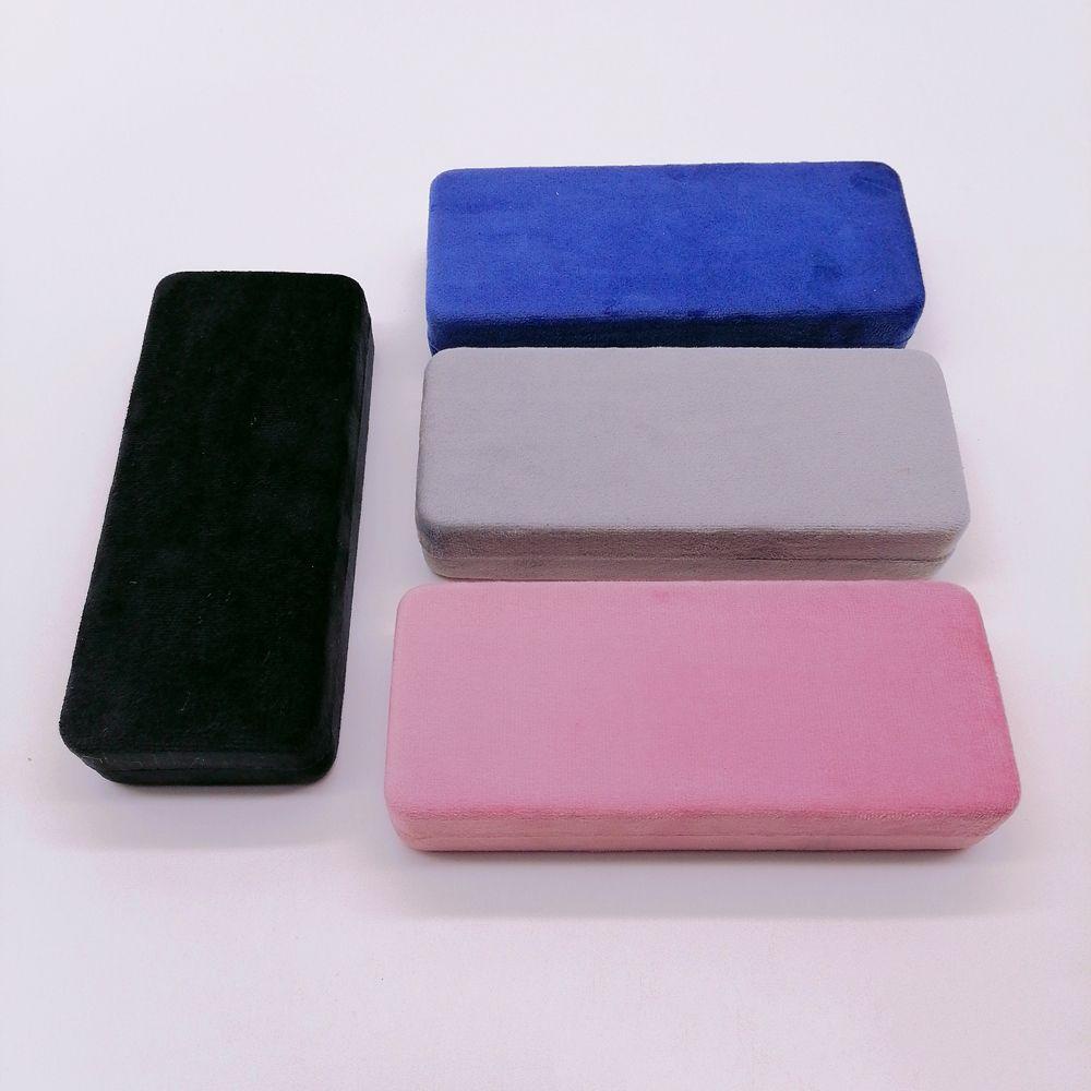Hộp Đựng Mắt Kính Gấp Gọn Bằng Vải Flannel Phong Cách Retro Đơn Giản Dành Cho Nam Nữ Ốp