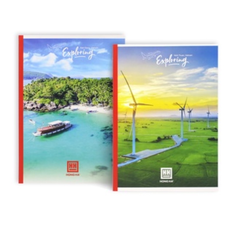 Vở kẻ ngang 120 trang Hồng Hà cao cấp - 4 mùa - giấy trắng - 1 quyển - vở ghi chép học sinh - MIYABI STORE