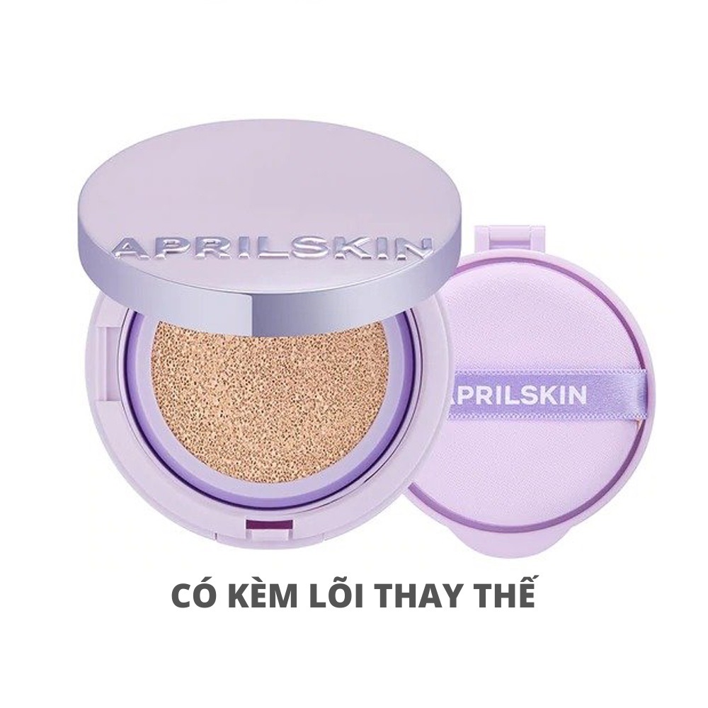 Set Phấn Nước Cushion Aprilskin Ultra Slim SPF50+ PA+++