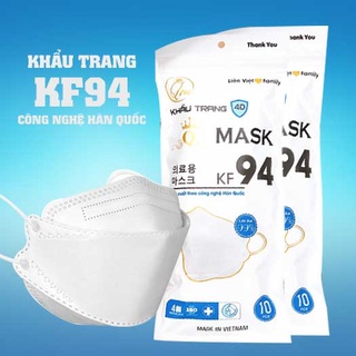 [HCM] - Khẩu Trang Cá 3D Mask KF94 Chính Hãng 10 Cái/Gói