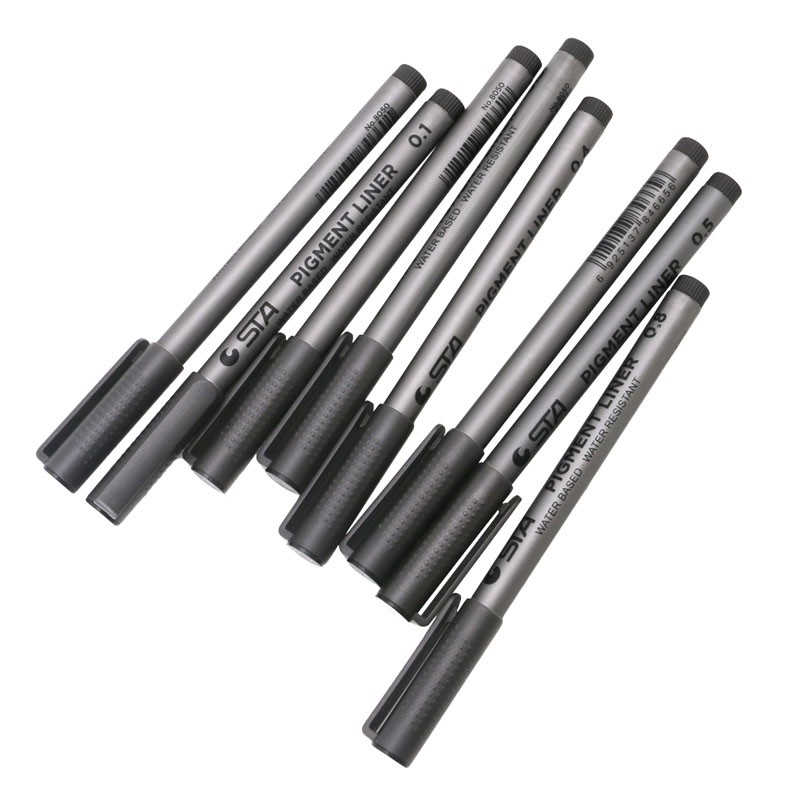 1 Bút Đánh Dấu Ngòi Bút 0.05mm Màu Đen